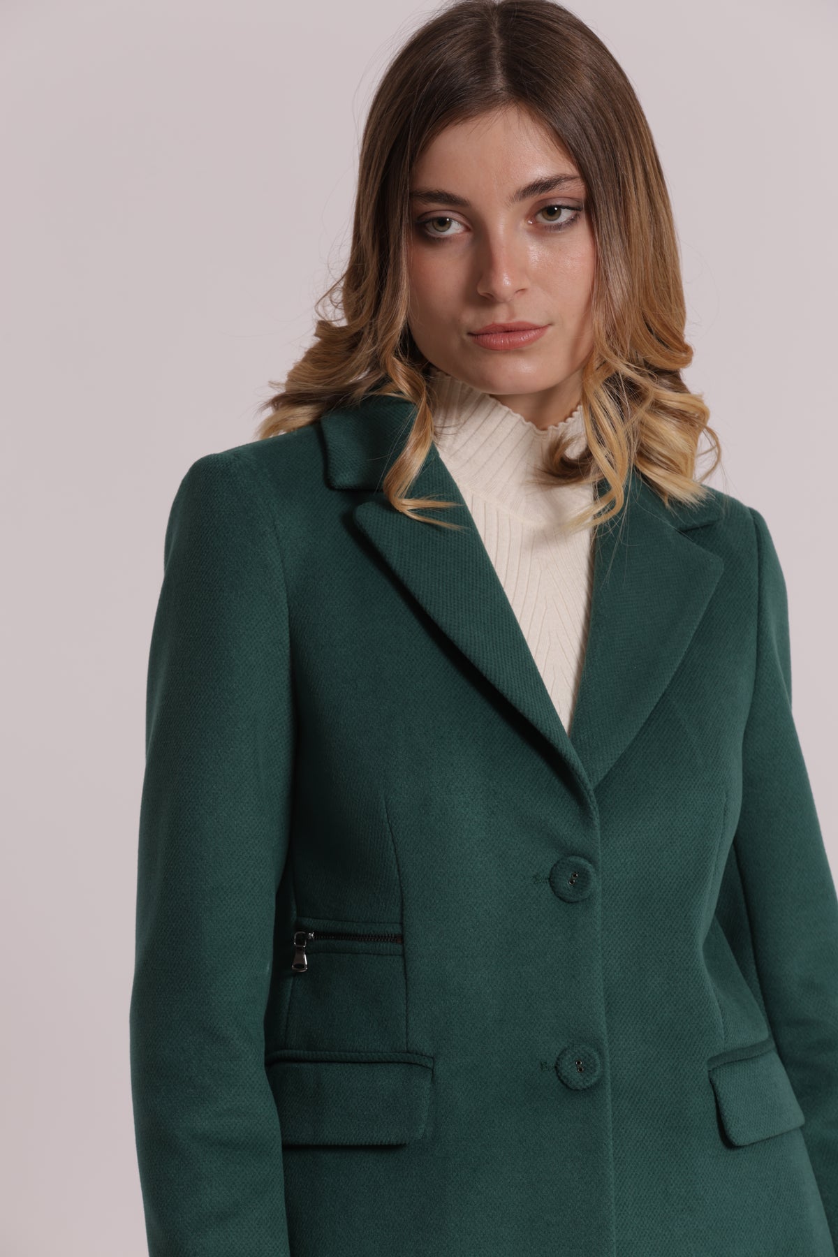CAPPOTTO BARONETTO CON DETTAGLIO ZIP