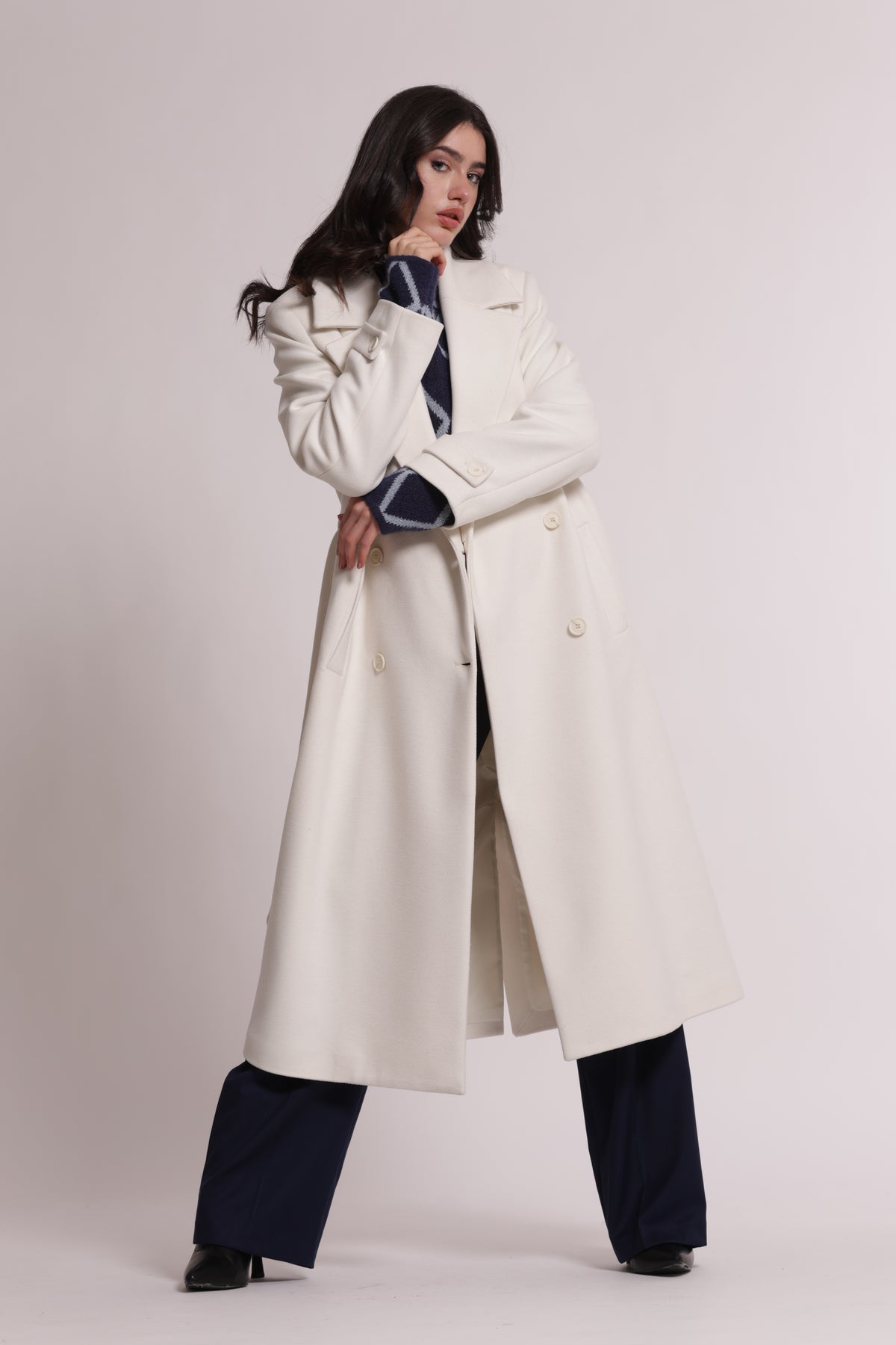 CAPPOTTO LUNGO CON CINTURA