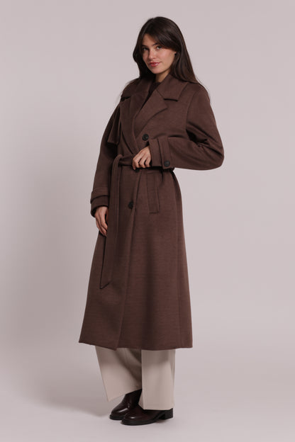 CAPPOTTO LUNGO CON CINTURA