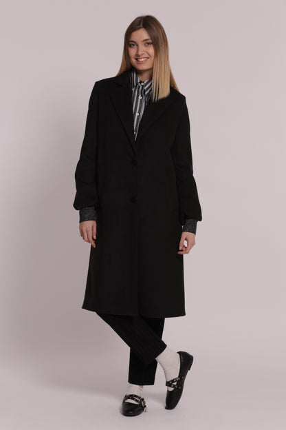CAPPOTTO LUNGO CON POLSINI