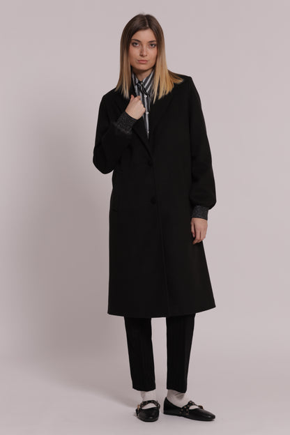 CAPPOTTO LUNGO CON POLSINI