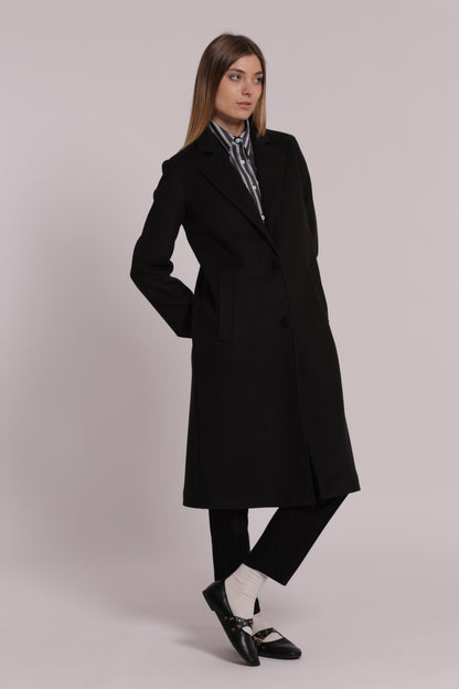 CAPPOTTO LUNGO CON POLSINI