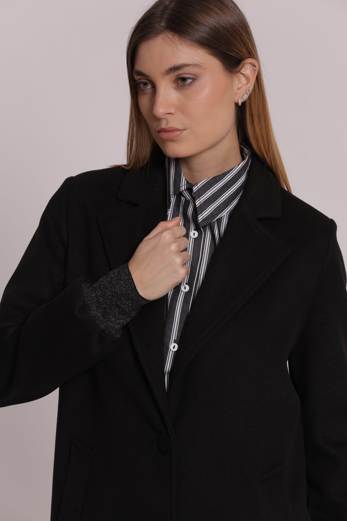 CAPPOTTO LUNGO CON POLSINI