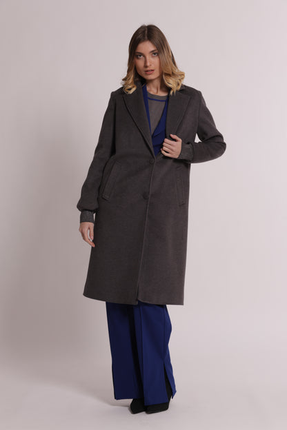 CAPPOTTO LUNGO CON POLSINI