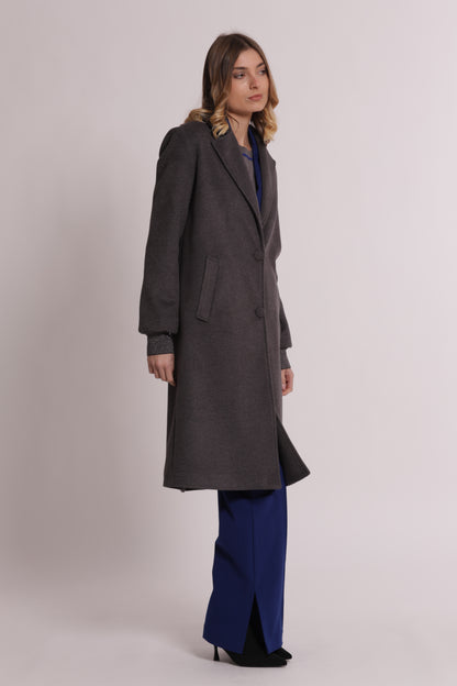 CAPPOTTO LUNGO CON POLSINI