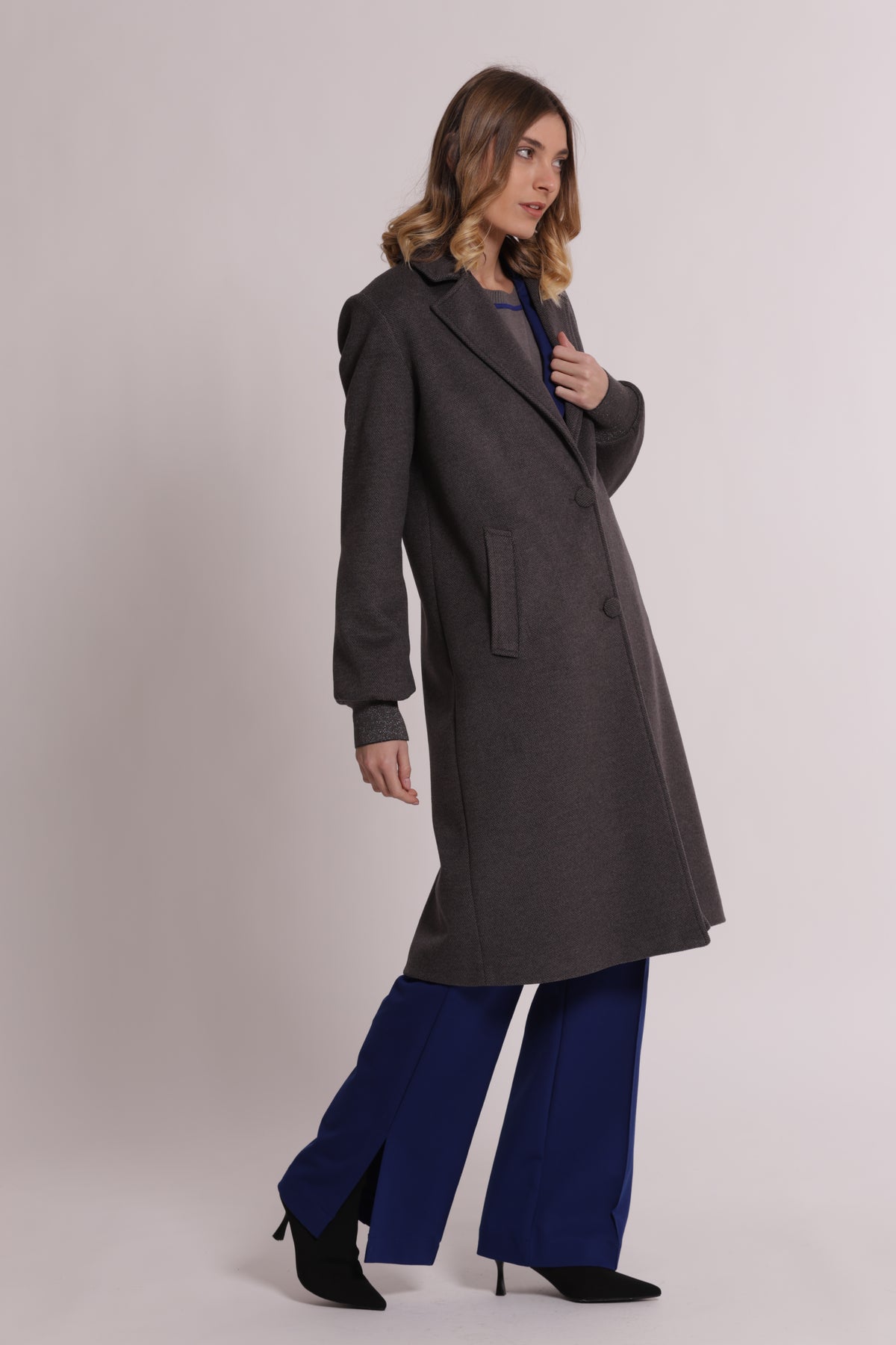 CAPPOTTO LUNGO CON POLSINI