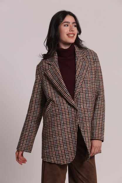 CAPPOTTO GIACCONE A QUADRI