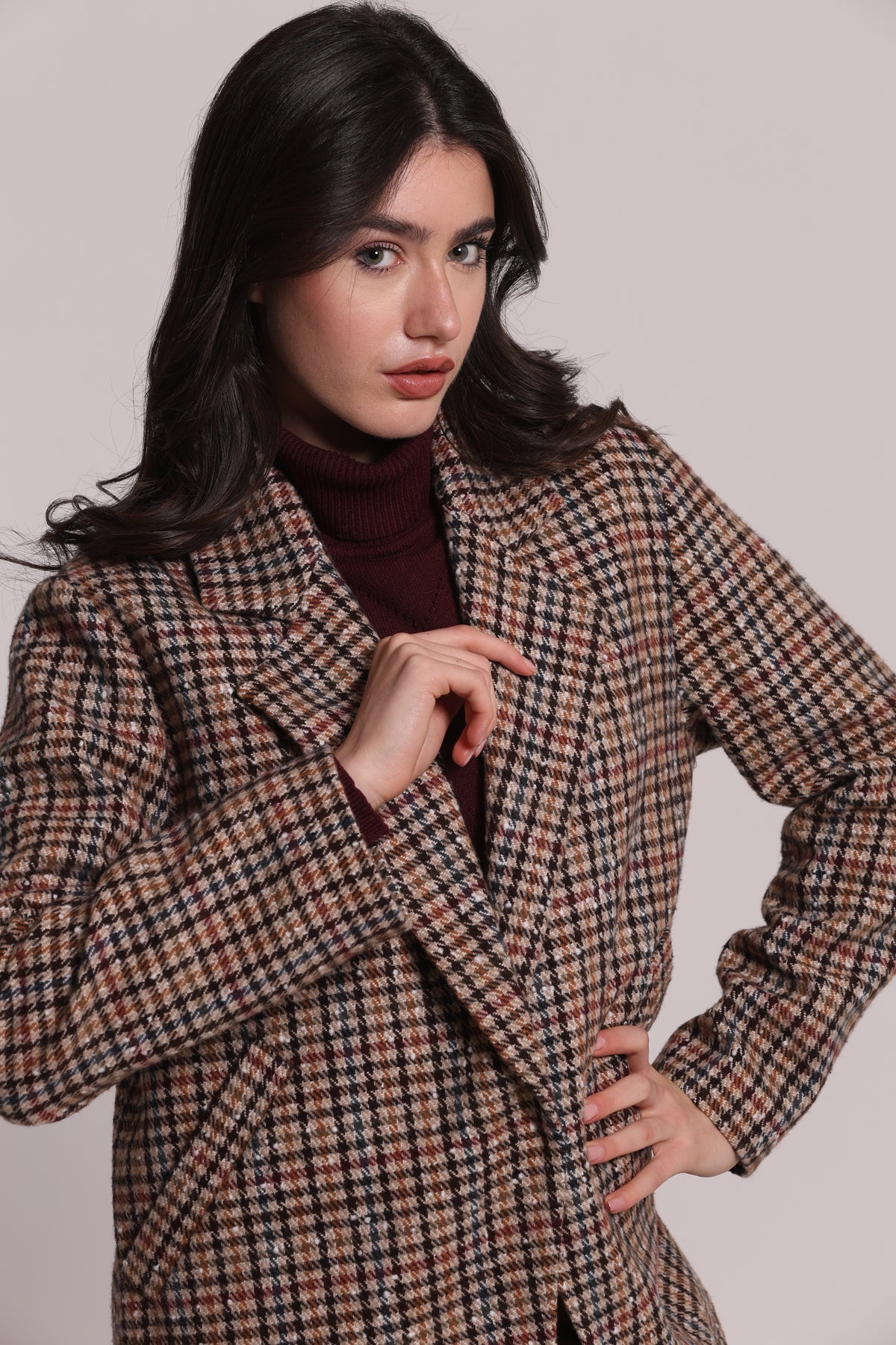CAPPOTTO GIACCONE A QUADRI