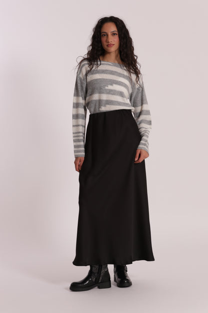 GONNA LONGUETTE IN RASO