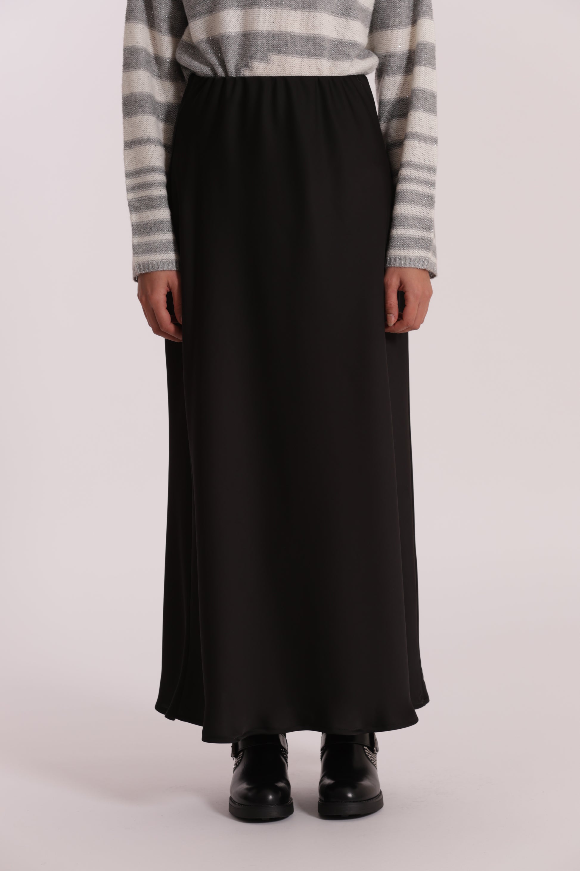 GONNA LONGUETTE IN RASO