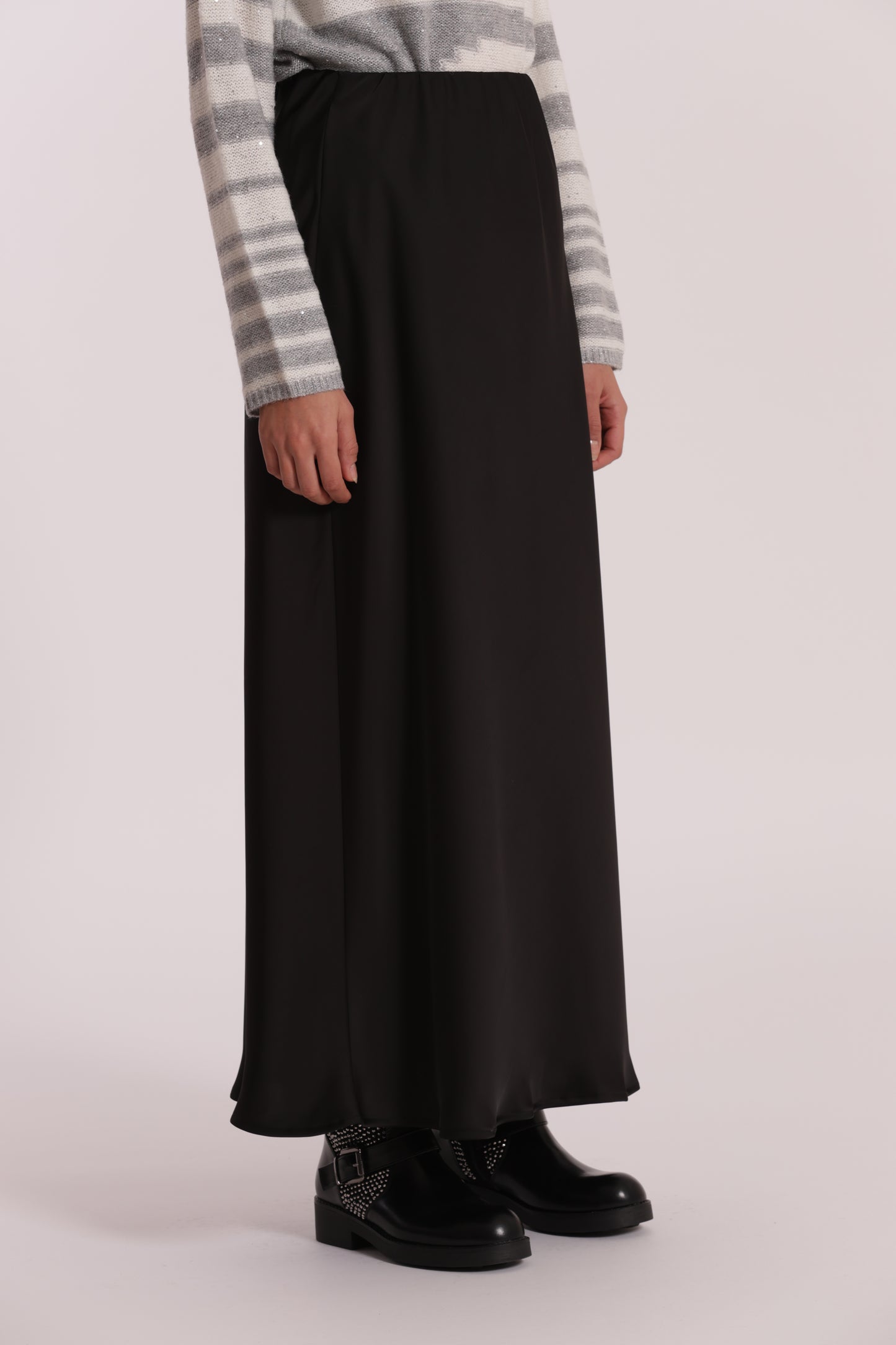 GONNA LONGUETTE IN RASO