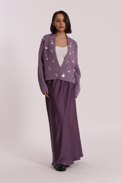 GONNA LONGUETTE IN RASO