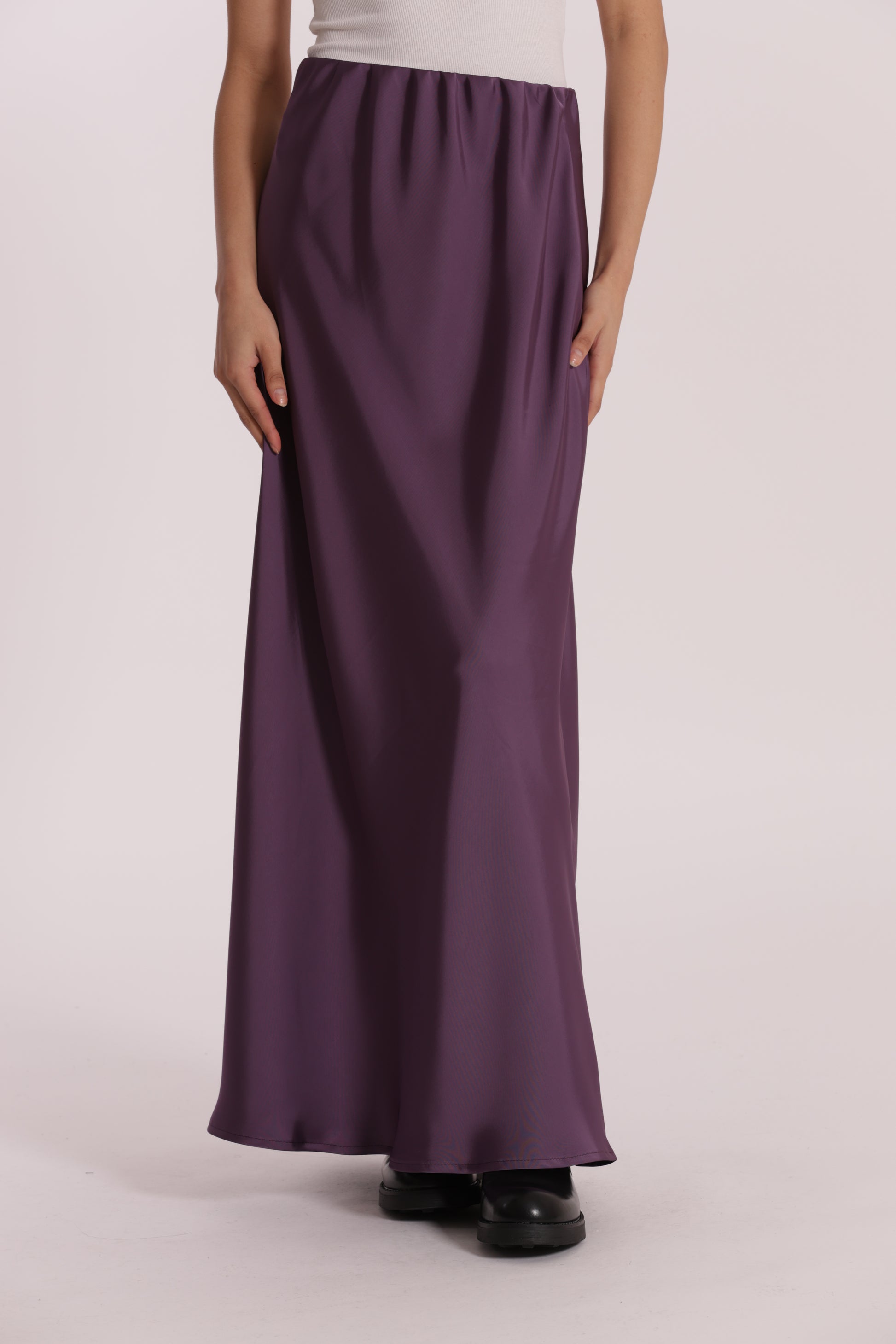 GONNA LONGUETTE IN RASO