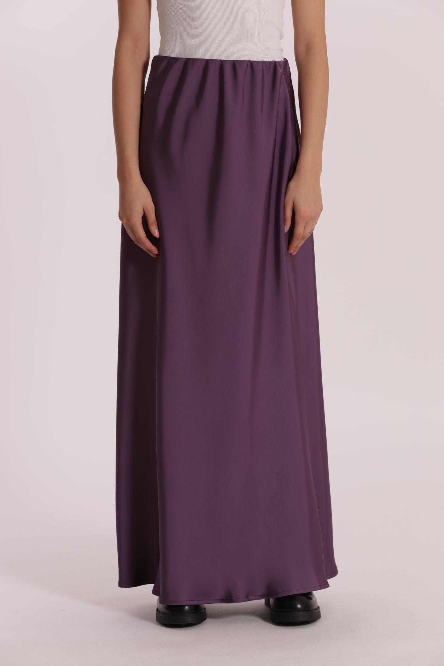 GONNA LONGUETTE IN RASO