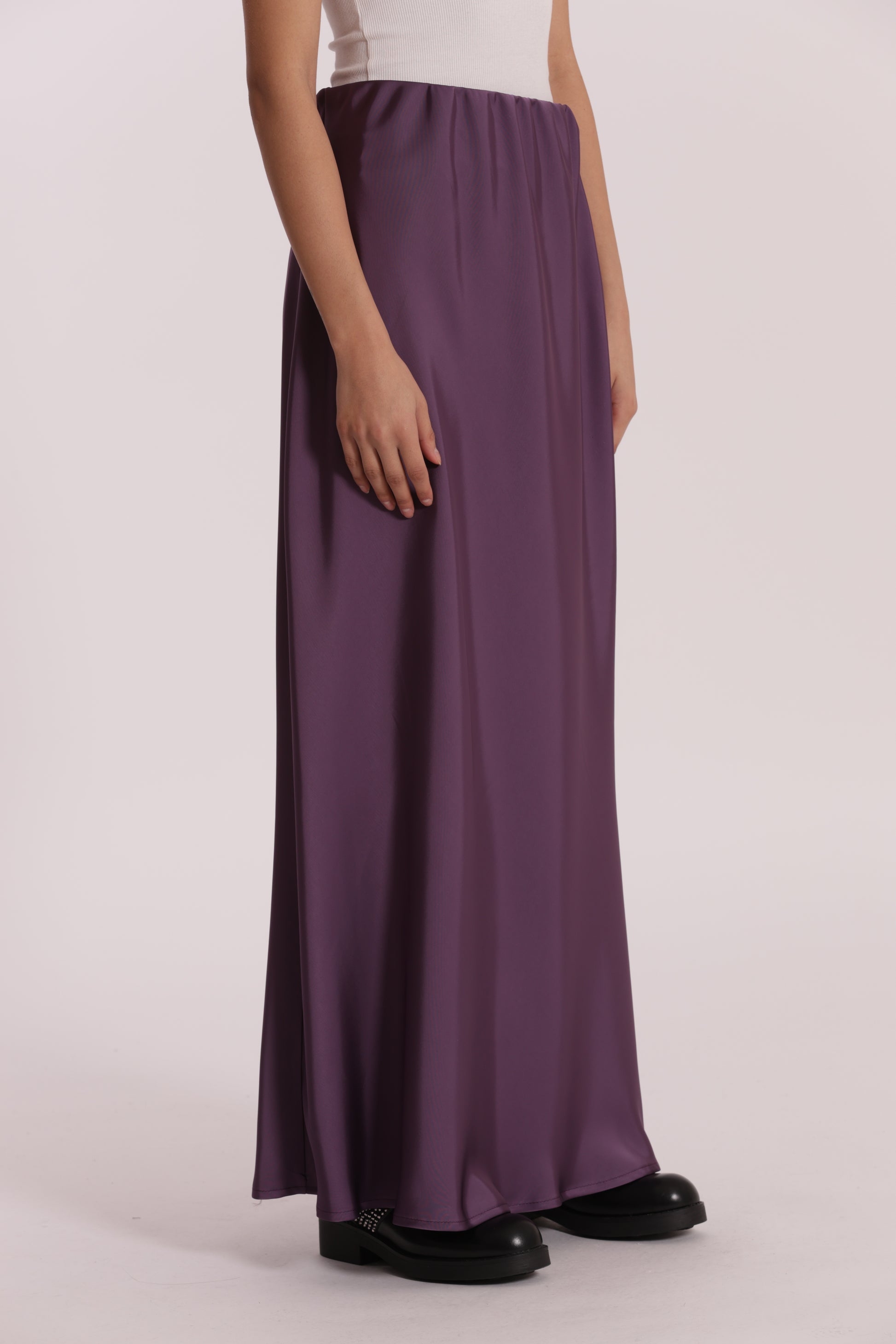 GONNA LONGUETTE IN RASO