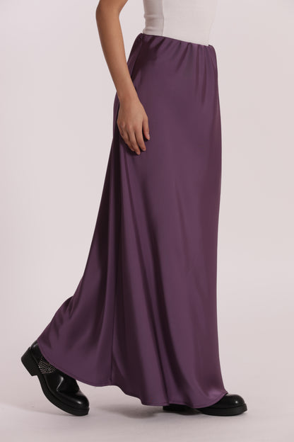 GONNA LONGUETTE IN RASO