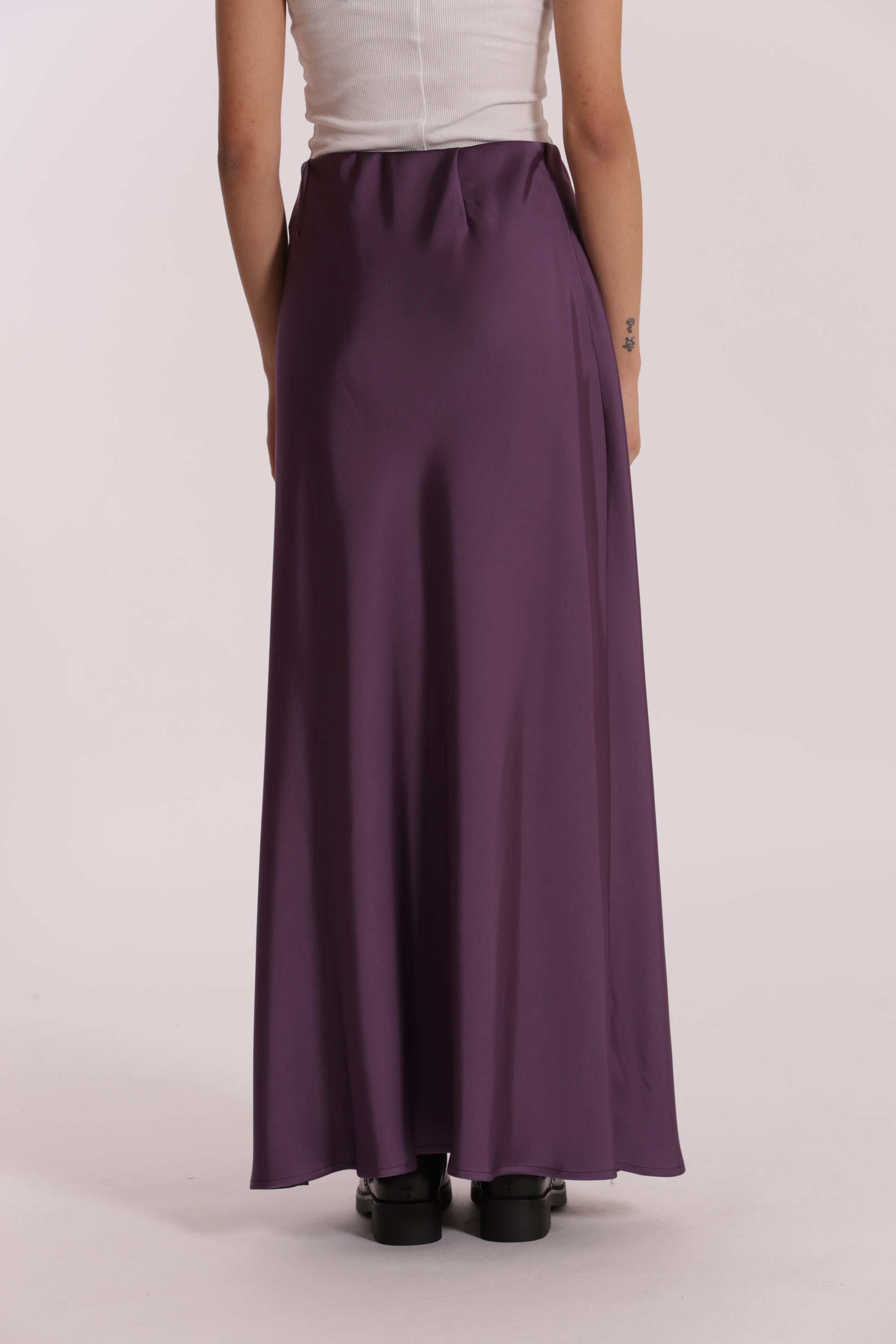 GONNA LONGUETTE IN RASO