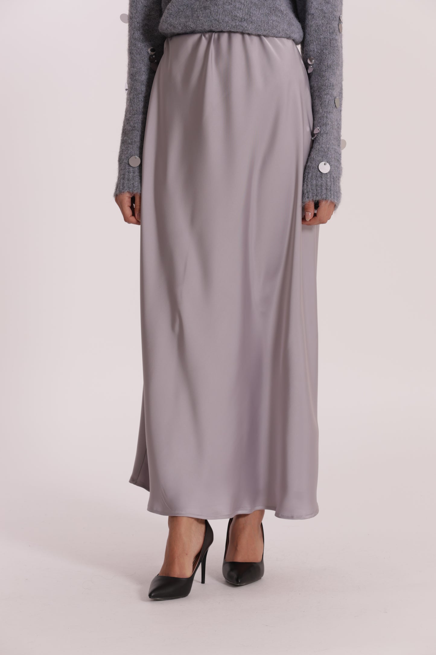 GONNA LONGUETTE IN RASO