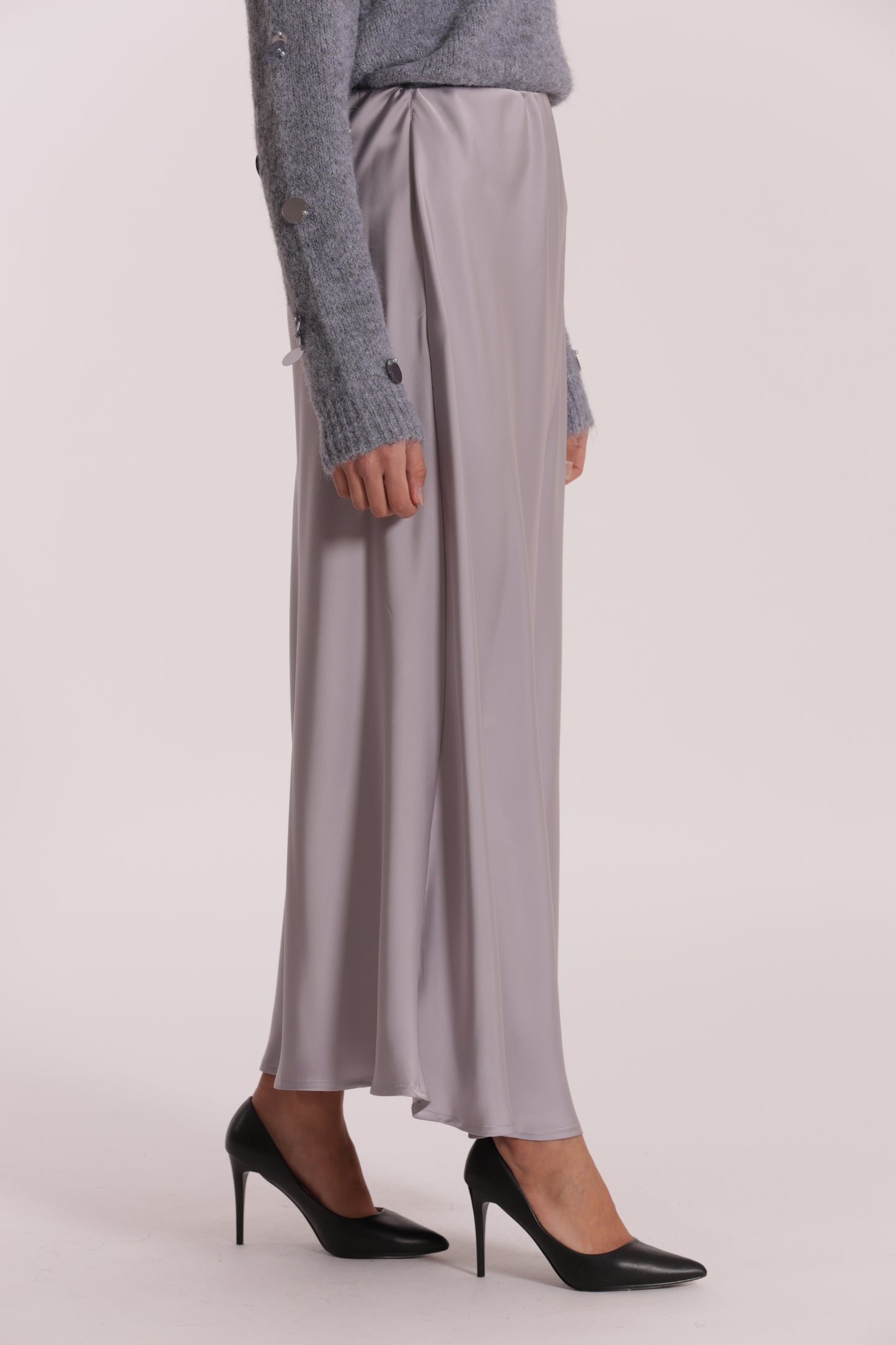 GONNA LONGUETTE IN RASO