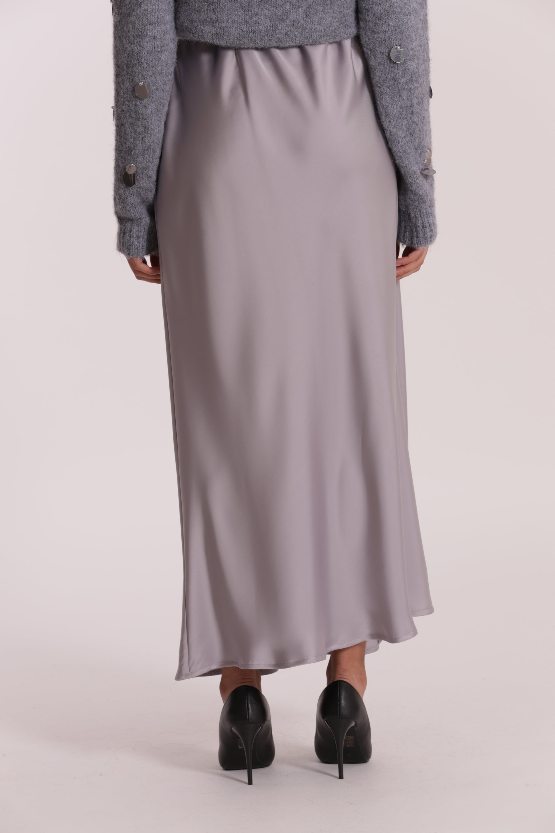 GONNA LONGUETTE IN RASO