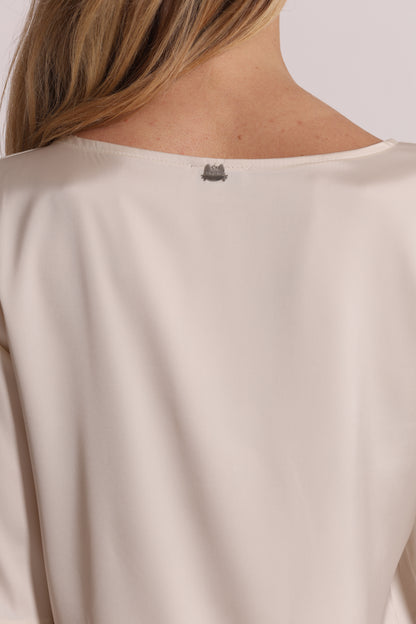 BLUSA CON PAILLETTES IN FANTASIA ANIMALIER