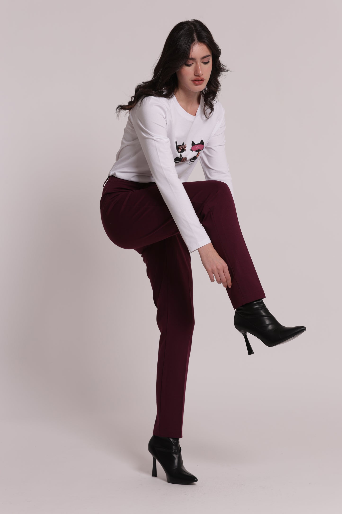 PANTALONE A SIGARETTA IN PUNTO MILANO
