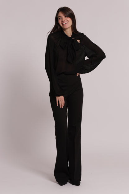 PANTALONE FLARE IN PUNTO MILANO