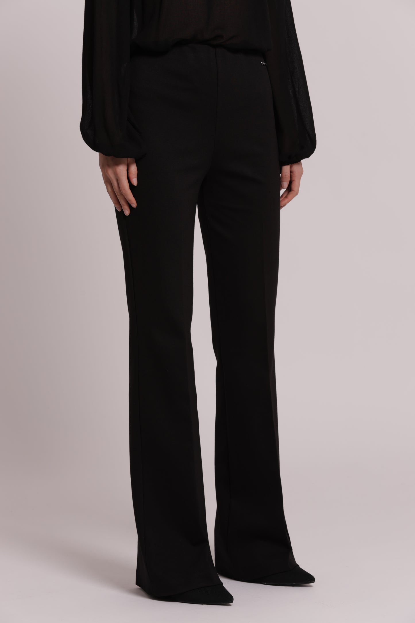 PANTALONE FLARE IN PUNTO MILANO