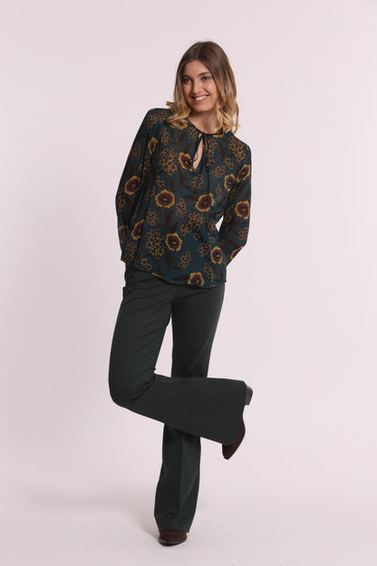 PANTALONE FLARE IN PUNTO MILANO