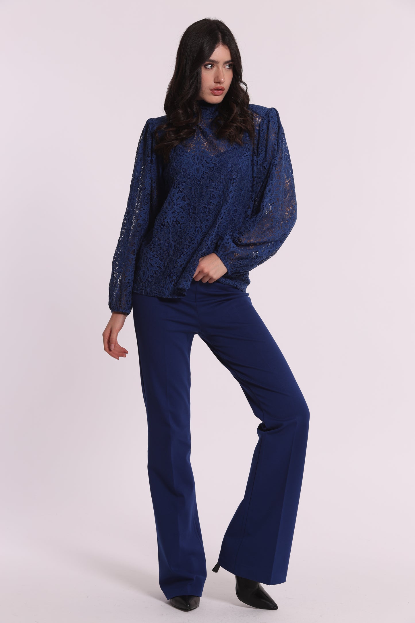 PANTALONE FLARE IN PUNTO MILANO