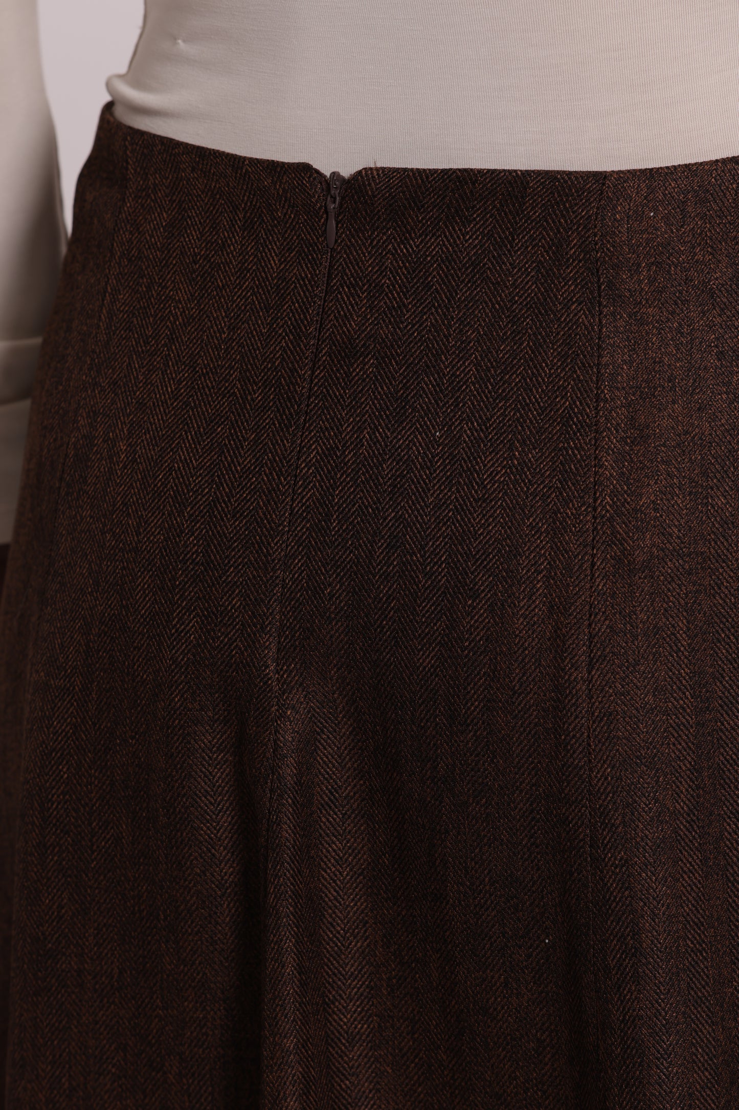 GONNA MIDI CON ZIP SUL RETRO