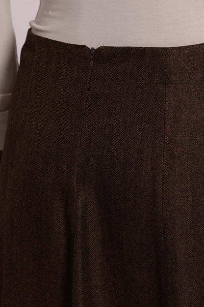 GONNA MIDI CON ZIP SUL RETRO