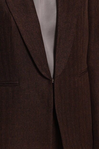 GIACCA TWEED A SPIGA DI PESCE