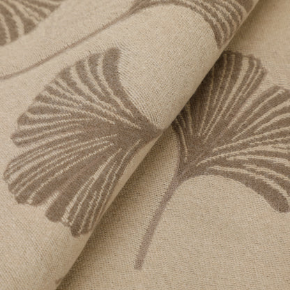 SCIARPA CON FOGLIE GINKGO