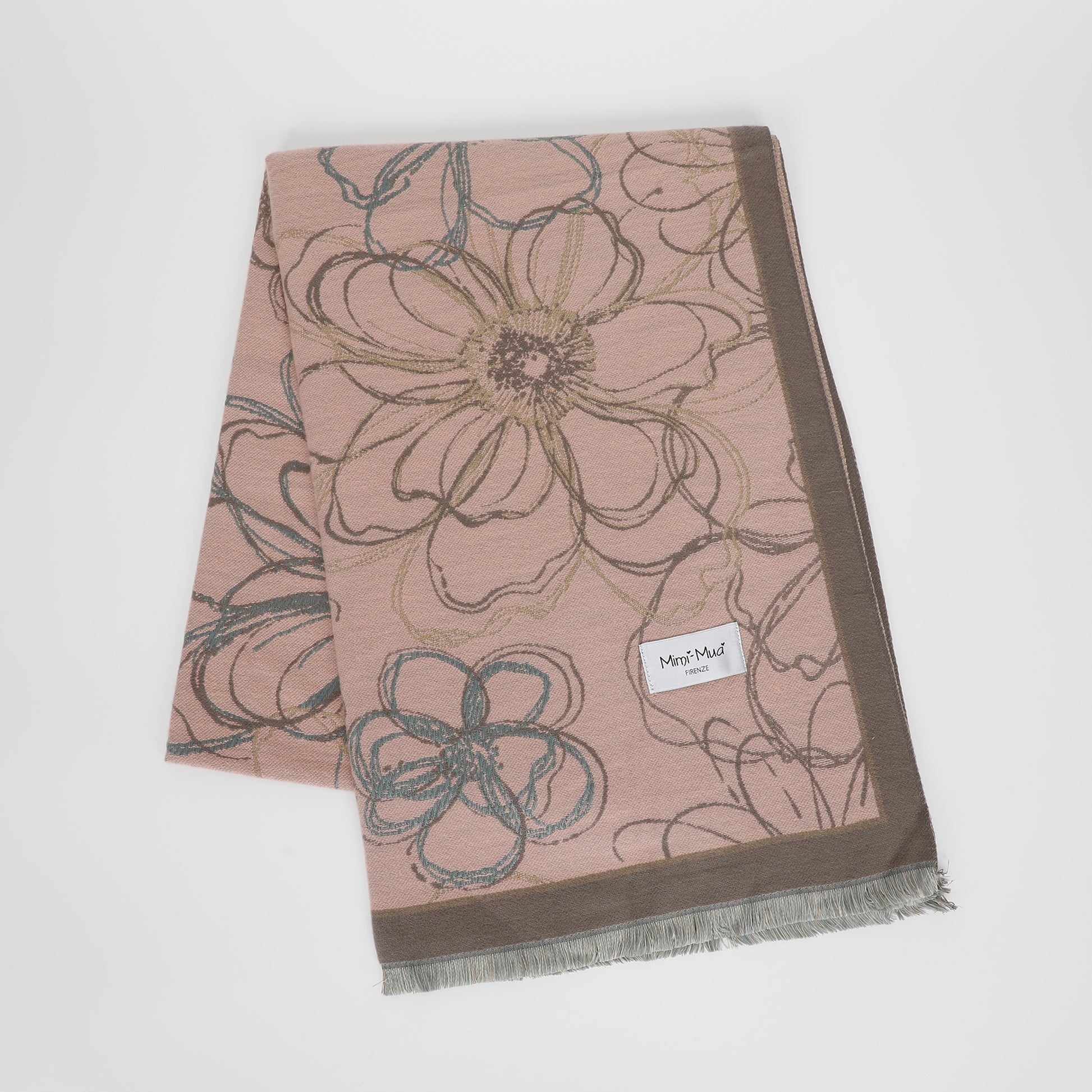 SCIARPA CON DISEGNO DI FIORI