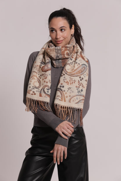 SCIARPA CON DISEGNO PAISLEY