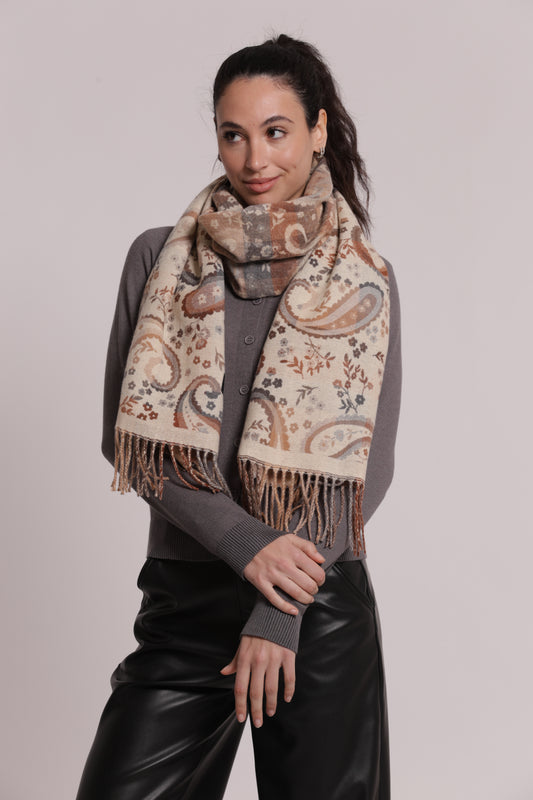 SCIARPA CON DISEGNO PAISLEY