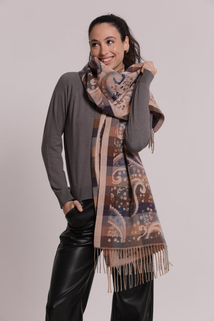 SCIARPA CON DISEGNO PAISLEY