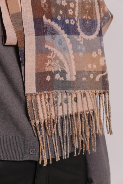 SCIARPA CON DISEGNO PAISLEY