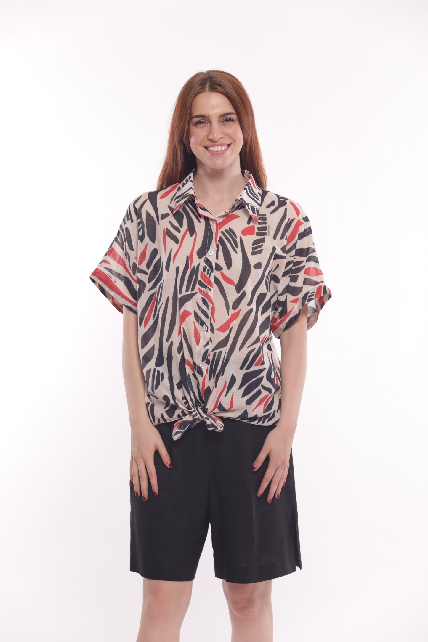 CAMICIA MANICHE CORTE FANTASIA MIRO'