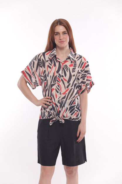 CAMICIA MANICHE CORTE FANTASIA MIRO'