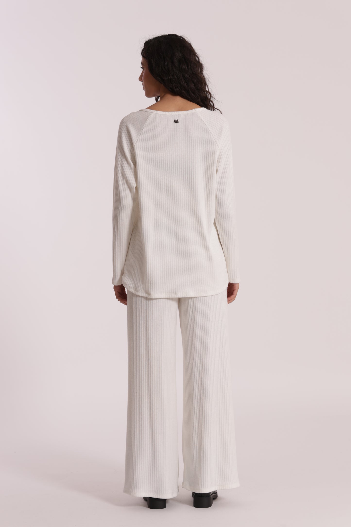 PANTALONE PALAZZO IN MAGLIA A COSTE