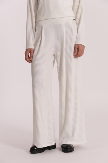 PANTALONE PALAZZO IN MAGLIA A COSTE