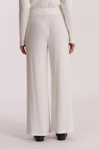 PANTALONE PALAZZO IN MAGLIA A COSTE