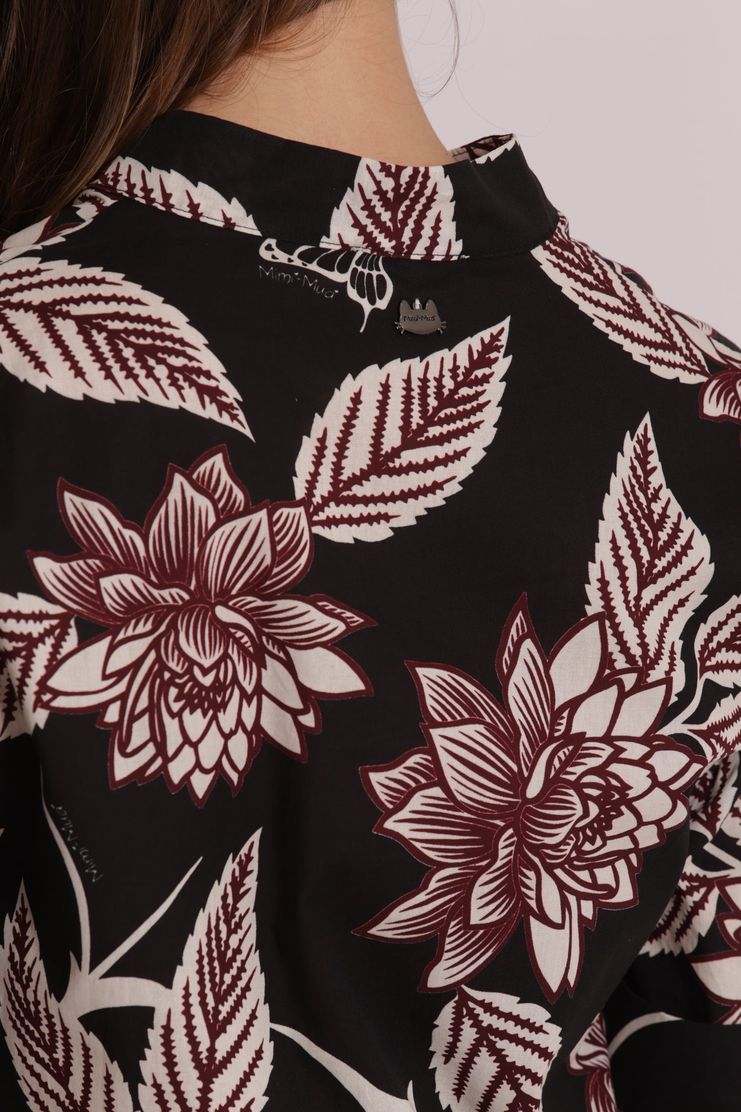 BLUSA A MANICHE CORTE IN FANTASIA