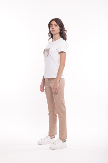 PANTALONE SIGARETTA IN GABARDINA
