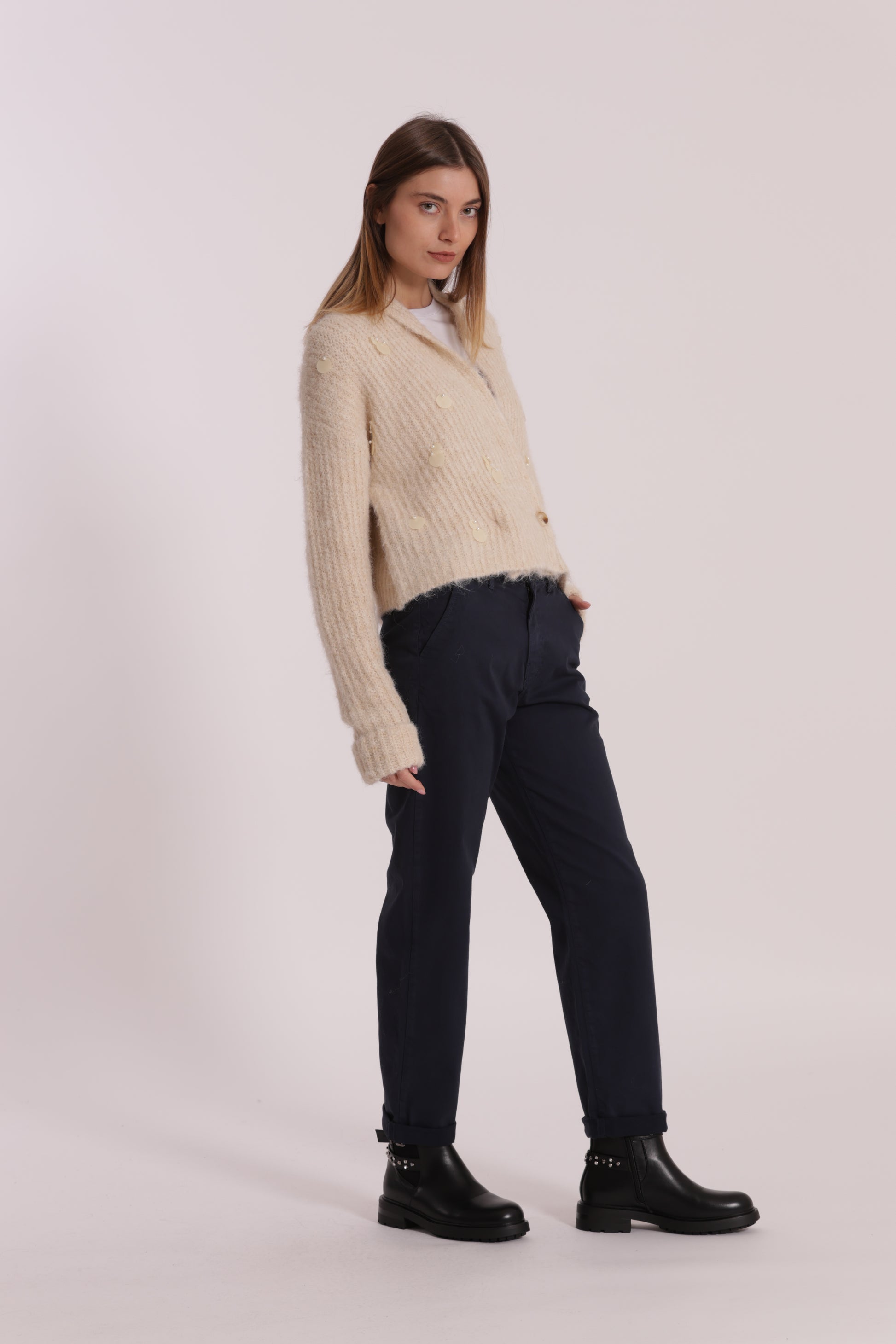 PANTALONE CHINOS IN GABARDINA