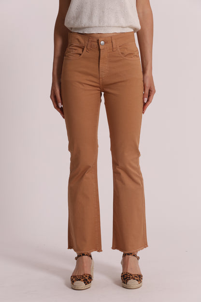 PANTALONE CROPPED FLARE IN BENGALINA