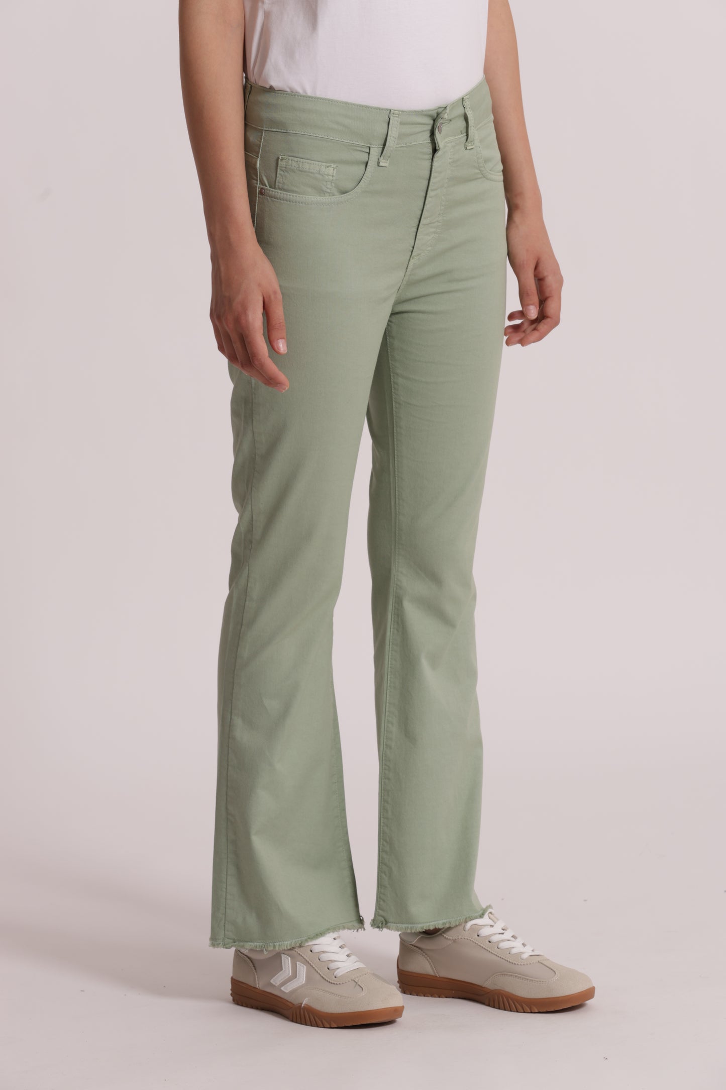 PANTALONE CROPPED FLARE IN BENGALINA