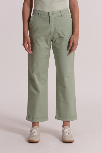 PANTALONE WIDE LEG IN BENGALINA